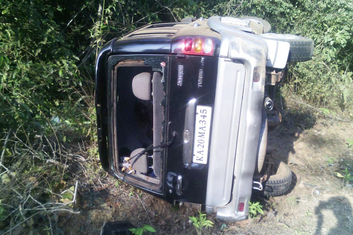 ​ಸ್ಕಾರ್ಪಿಯೊ ಪಲ್ಟಿ : ಓರ್ವ ಸಾವು